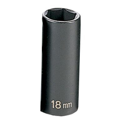 GREY PNEUMATIC 3/8" Drive x 18mm Deep Impact Socket 1018MD