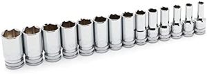 Gearwrench 14PC 3/8"Drive 6 Point Mid Length Socket Set 80554S-06