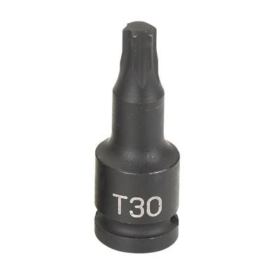 Grey Pneumatic 1/4" Drive x T30 Internal Star Impact Driver, 930T