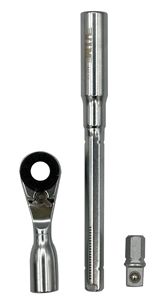 VIM Tools 3 Piece 1/4 Inch Drive Nano Ratchet Kit, NR400K
