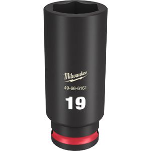 MILWAUKEE 3/8" Drive 19mm Deep 6Point Socket, 49-66-6161