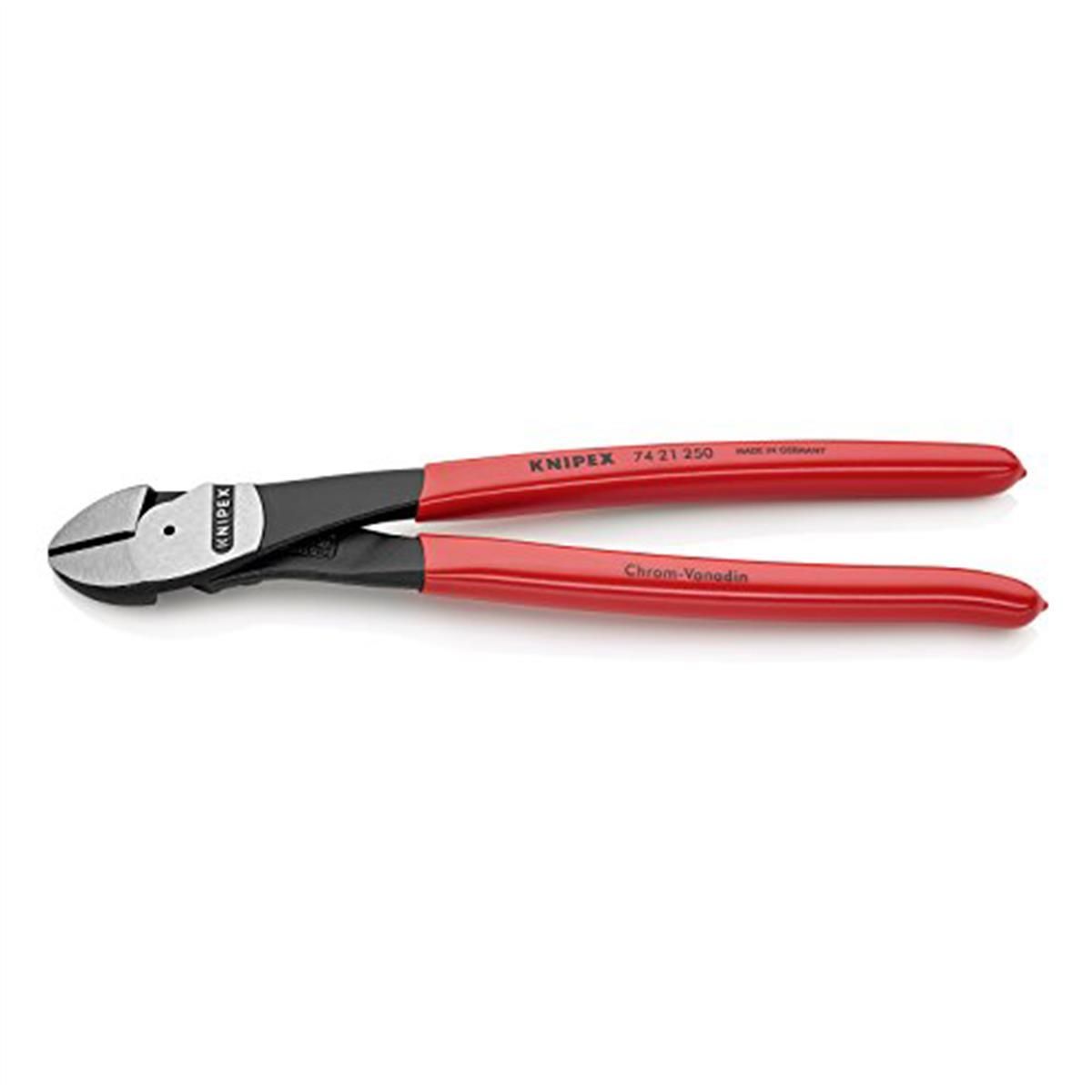 Knipex 10" High Leverage 12° Angled Diagonal Cutters