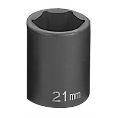 GREY PNEUMATIC 1/2" Drive x 21mm Standard Socket, 2021M