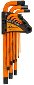 Mayhew 9 Piece SAE Twisted Hex Key Set 1/16" - 3/8", 45052