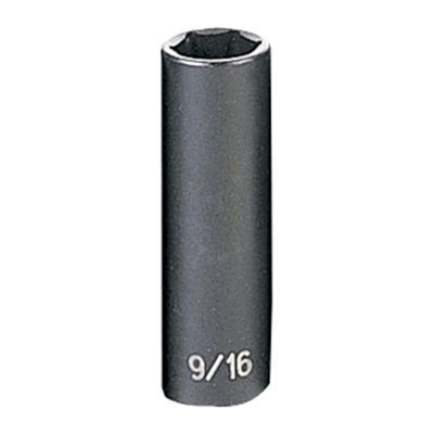 Grey Pneumatic 3/8" Drive x 9/16" Deep Socket, 1018D