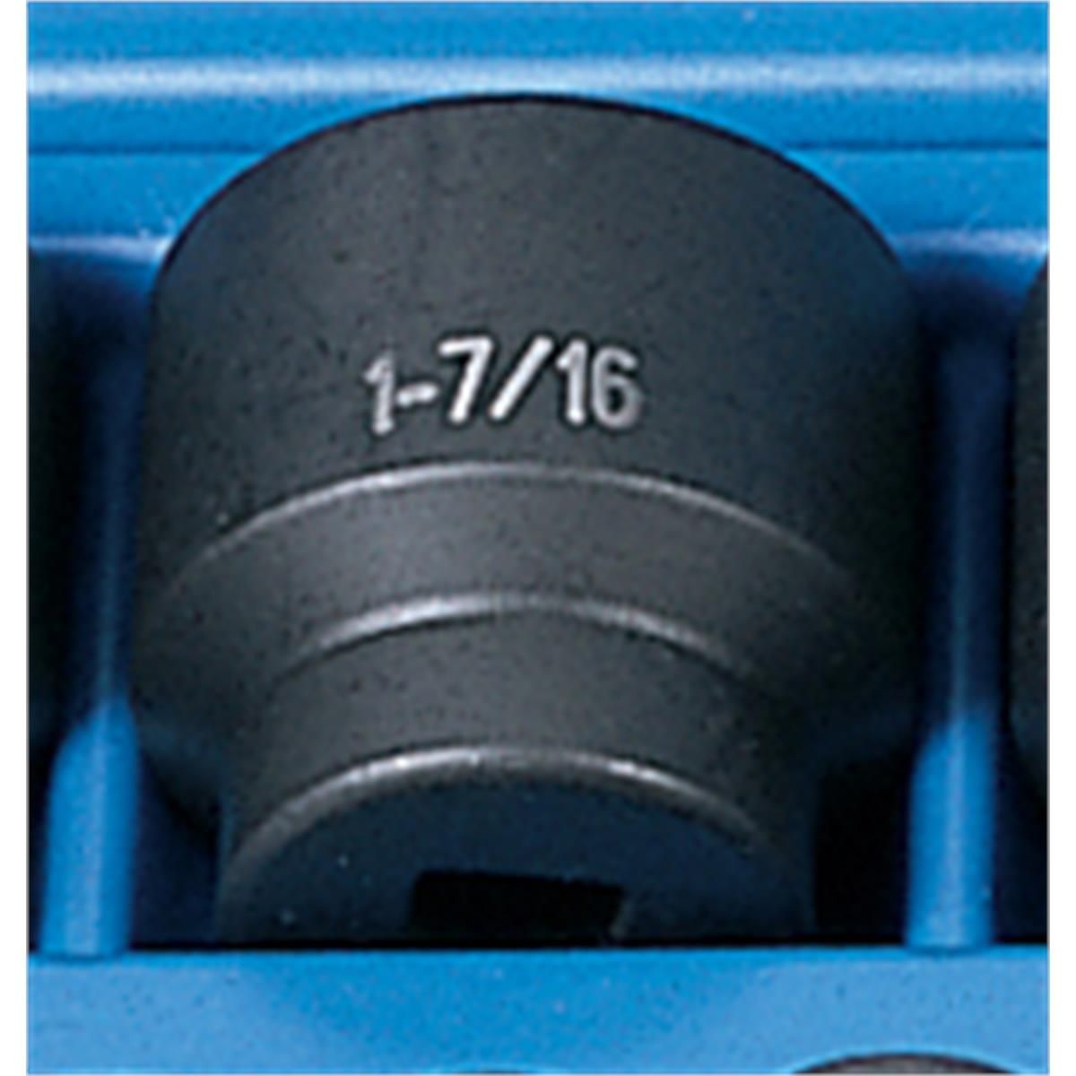 Grey Pneumatic 1/2" Drive x 1-7/16" Standard Socket, 2046R