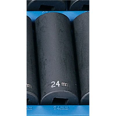 GREY PNEUMATIC 1/2" Drive x 24mm Standard Socket, 2024M