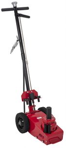 American Forge &amp; Foundry Axle Jack - 22 Ton Capacity - Air/Hydraulic - Spring Return - w/ 3 pc Ext Kit &amp; 2 pc Handle, 565F