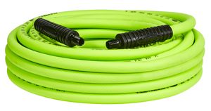 Legacy Manufacturing Flexzilla Air Hose, 3/8" x 50', 1/4" MNPT Fittings, HFZ3850YW2