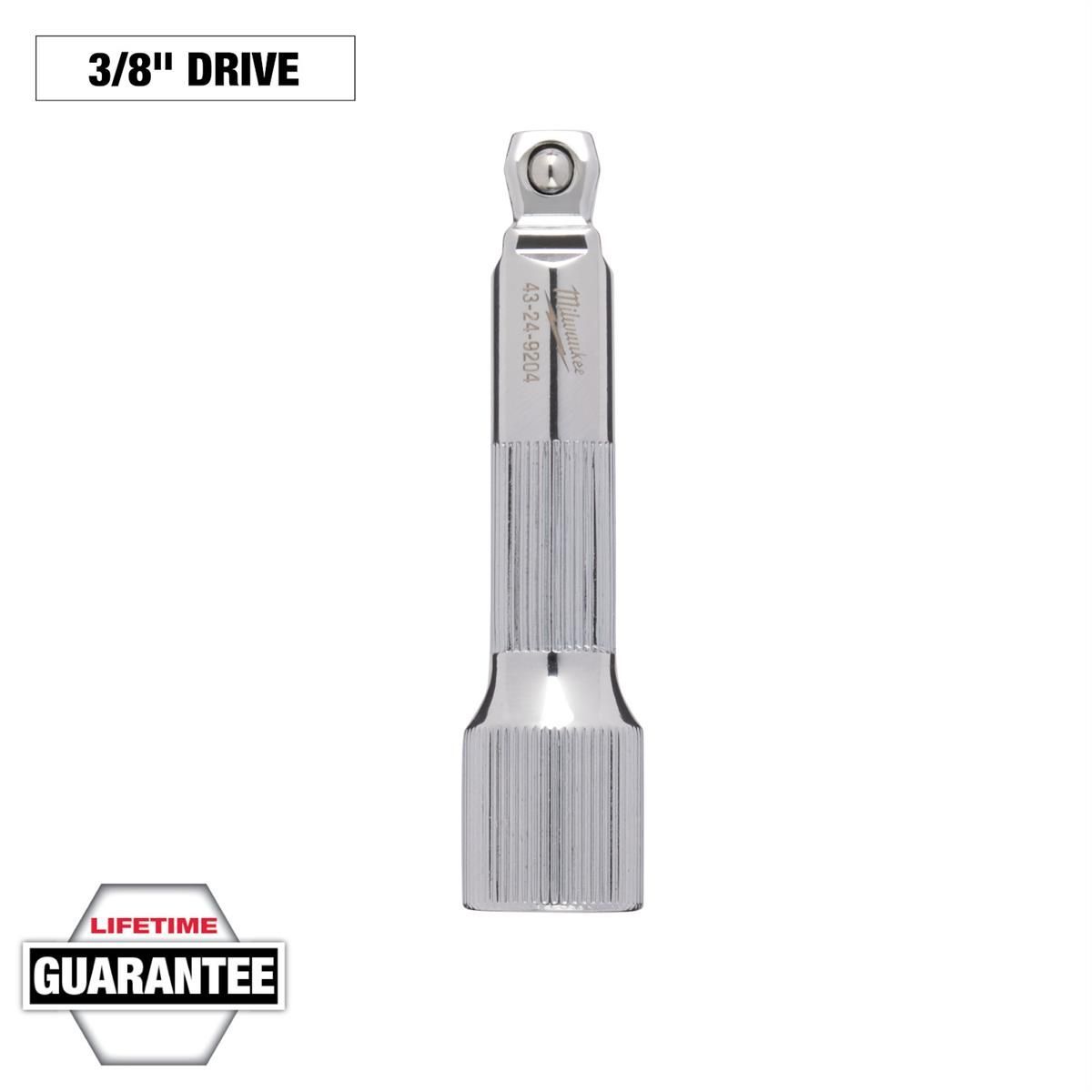 Milwaukee Tool 3/8" Drive 3" Wobble Extension, 43-24-9204