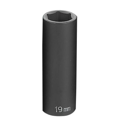 GREY PNEUMATIC 1/2" Drive x 19mm Deep Socket, 2019MD