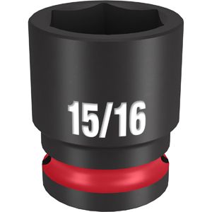Milwaukee Tool SHOCKWAVE Impact Duty 1/2"Drive 15/16" Standard 6 Point Socket, 49-66-6209