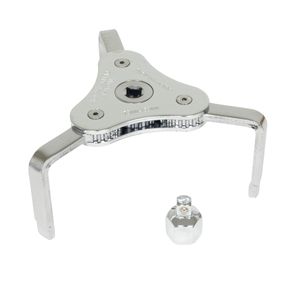 Lisle 73-153mm 3 Jaw Filter Wrench w/ Adapter, 63890