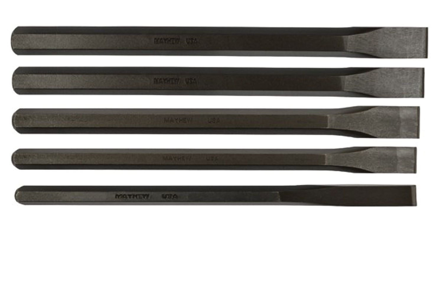 Mayhew 5 Piece Long Cold Chisel Set, 61512