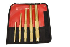 Mayhew 5 Piece Brass Drift Punch Set, 67003
