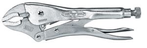 Vise Grip - 10 Inch Curved Jaw with Wire Cutter Locking Pliers, 10WR