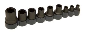 Lisle 9 Piece External Torx Plus Socket Set
