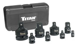 TITAN 8 Pc. Impact Adapter Set, 40000