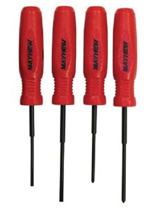 Mayhew 4 Piece Micro Slotted &amp; Phillips Screwdriver Set, 31021