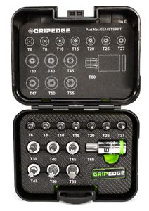 Grip Edge Tools 14-PC RPT Star Driver Set, GE14STSRPT