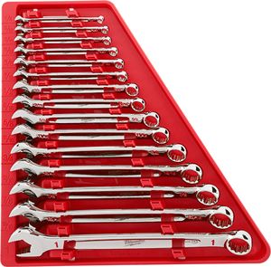 Milwaukee Tool 15pc Combination Wrench Set - SAE 48-22-9415