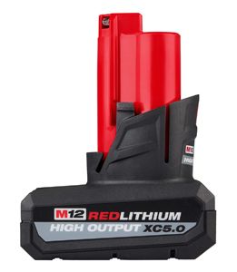 Milwaukee Tool M12 Redlithium High Output XC5.0 Battery Pack 48-11-2450