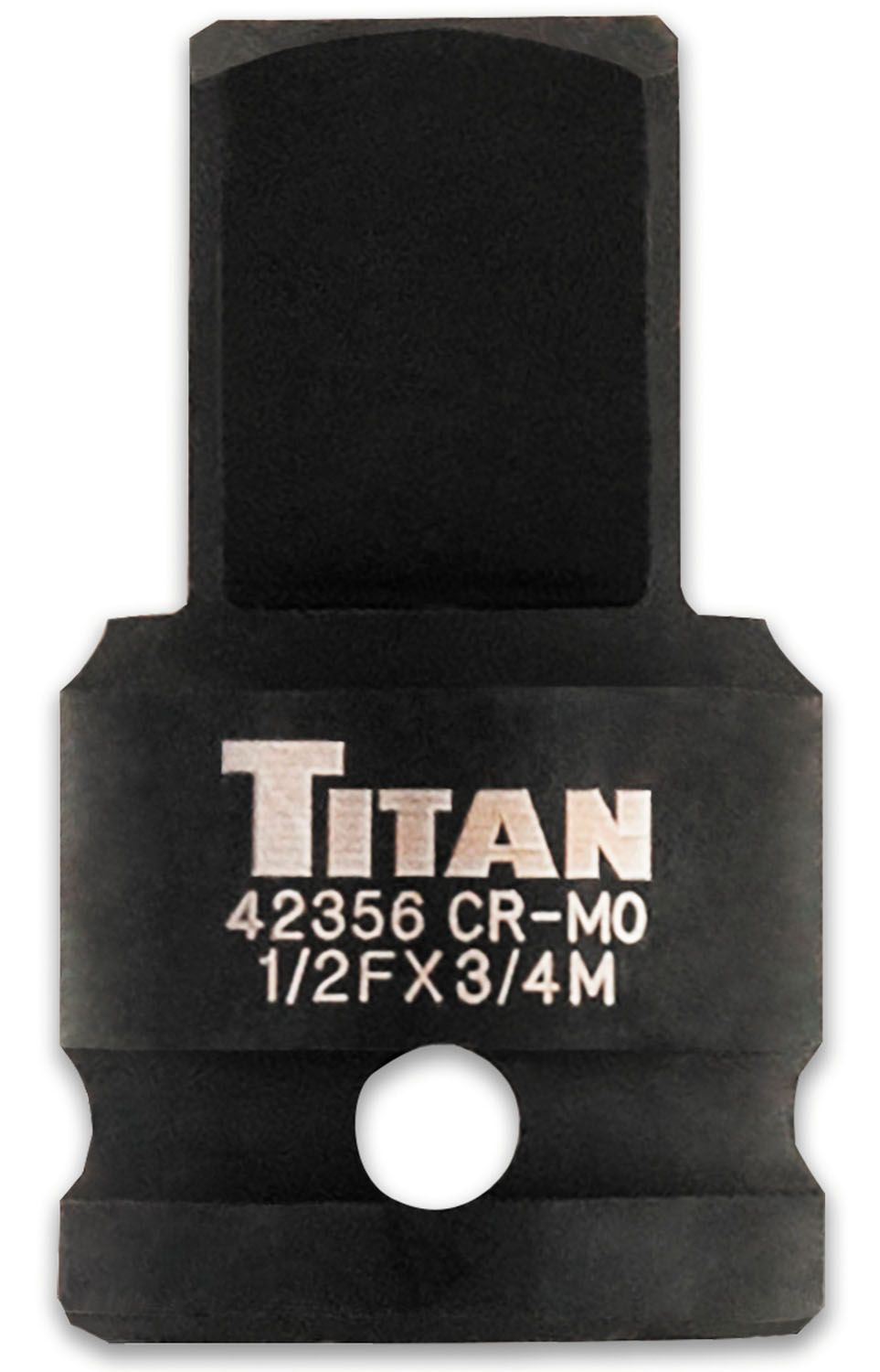 TITAN 1/2" Female To 3/4" Male Impact Socket Adapter, 42356
