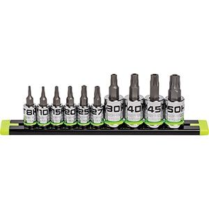 Grip Edge Tools 10 Piece RPT Security Star Driver Set
