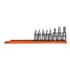 MAYHEW 8 Pc Metric Hex Socket Bit Set, 16019