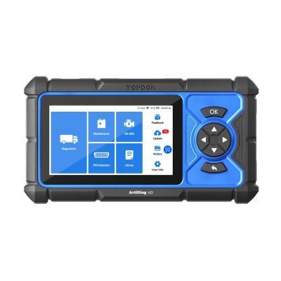 Topdon ArtiDiag HD - 5-inch Heavy-Duty Scan Tool w/ Service Functions, ADHD