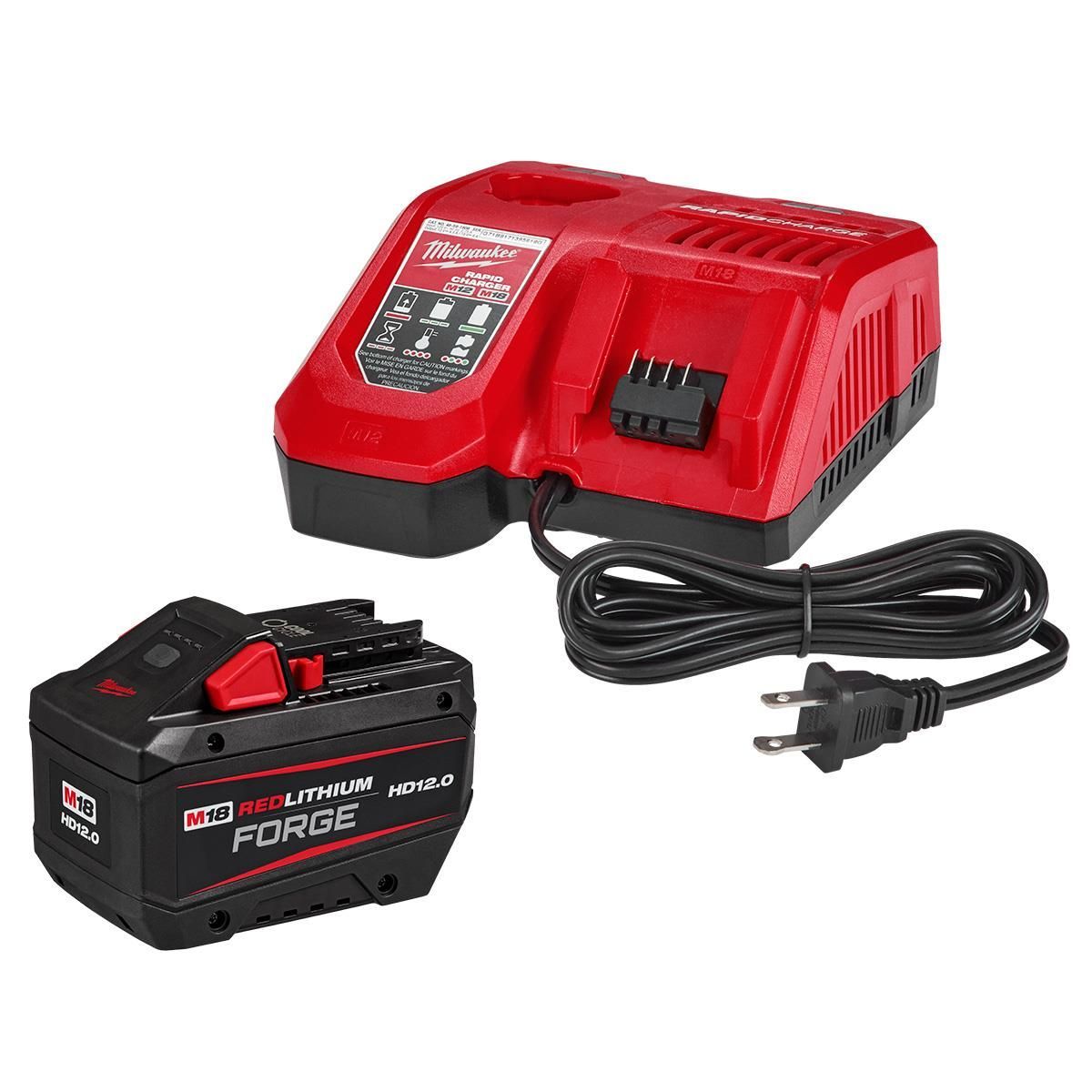 Milwaukee Tool M18 Red Lithium Forge HD12.0 Starter Kit in Gift Box
