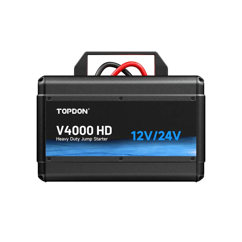 Topdon 12V/24V 4000A Jump Starter, V4000HD