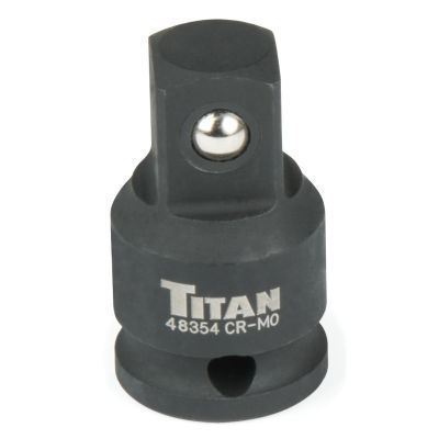 TITAN 3/8" Drive X 1/2" Drive Increasing Impact Adapter 48354
