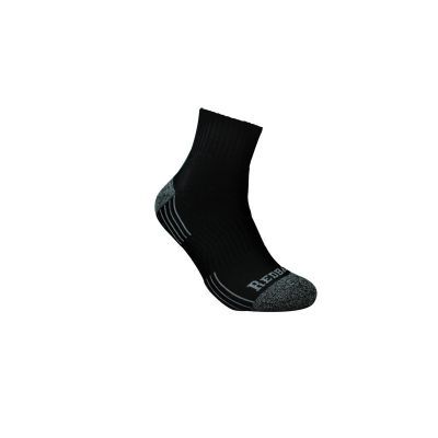 Redback Boots USA 1-Pair of Bamboo Qtr. Ankle Socks, Color: Black