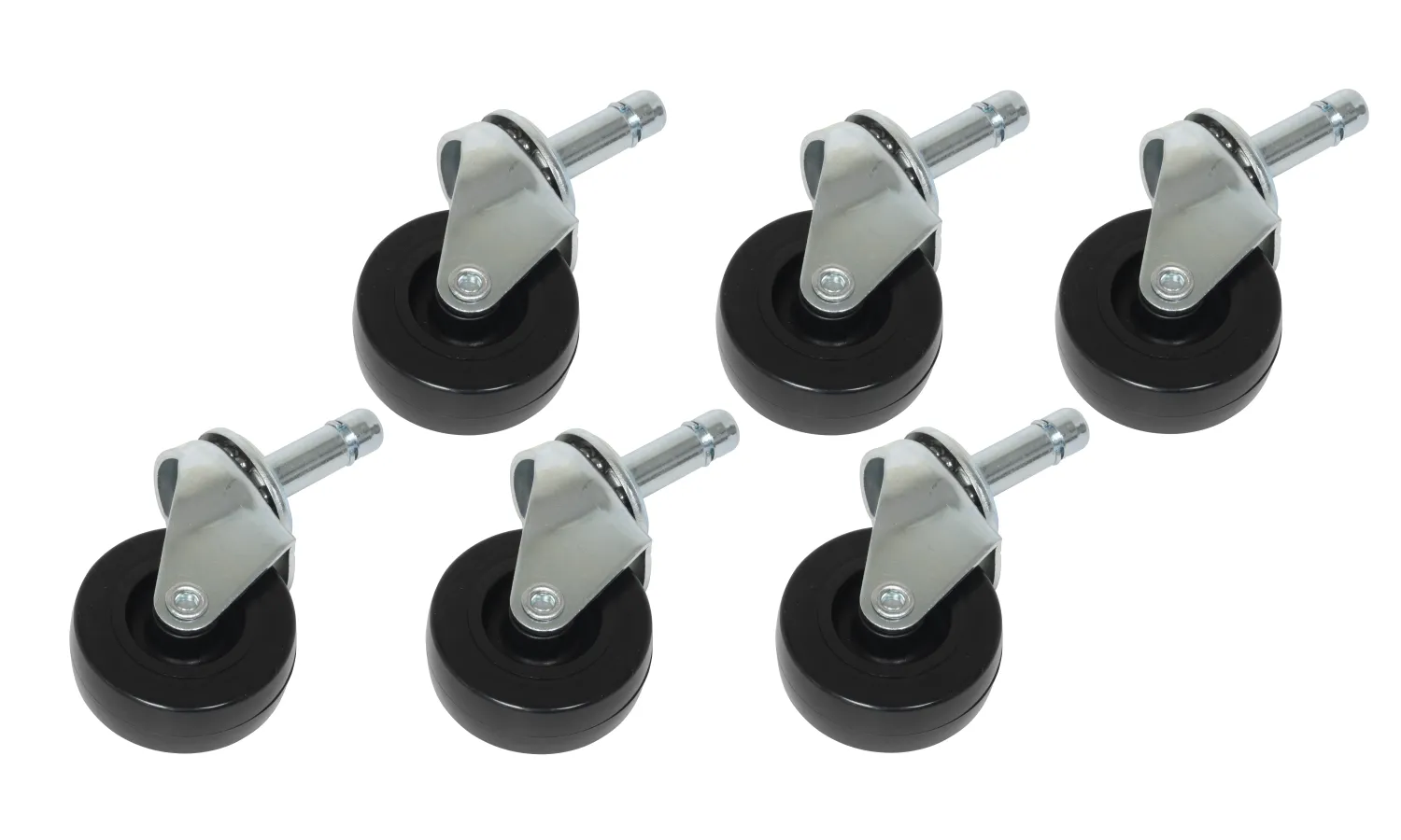 Lisle 6 Pack of Replacement Castors for Plastic Creepers 92102,93102,94102