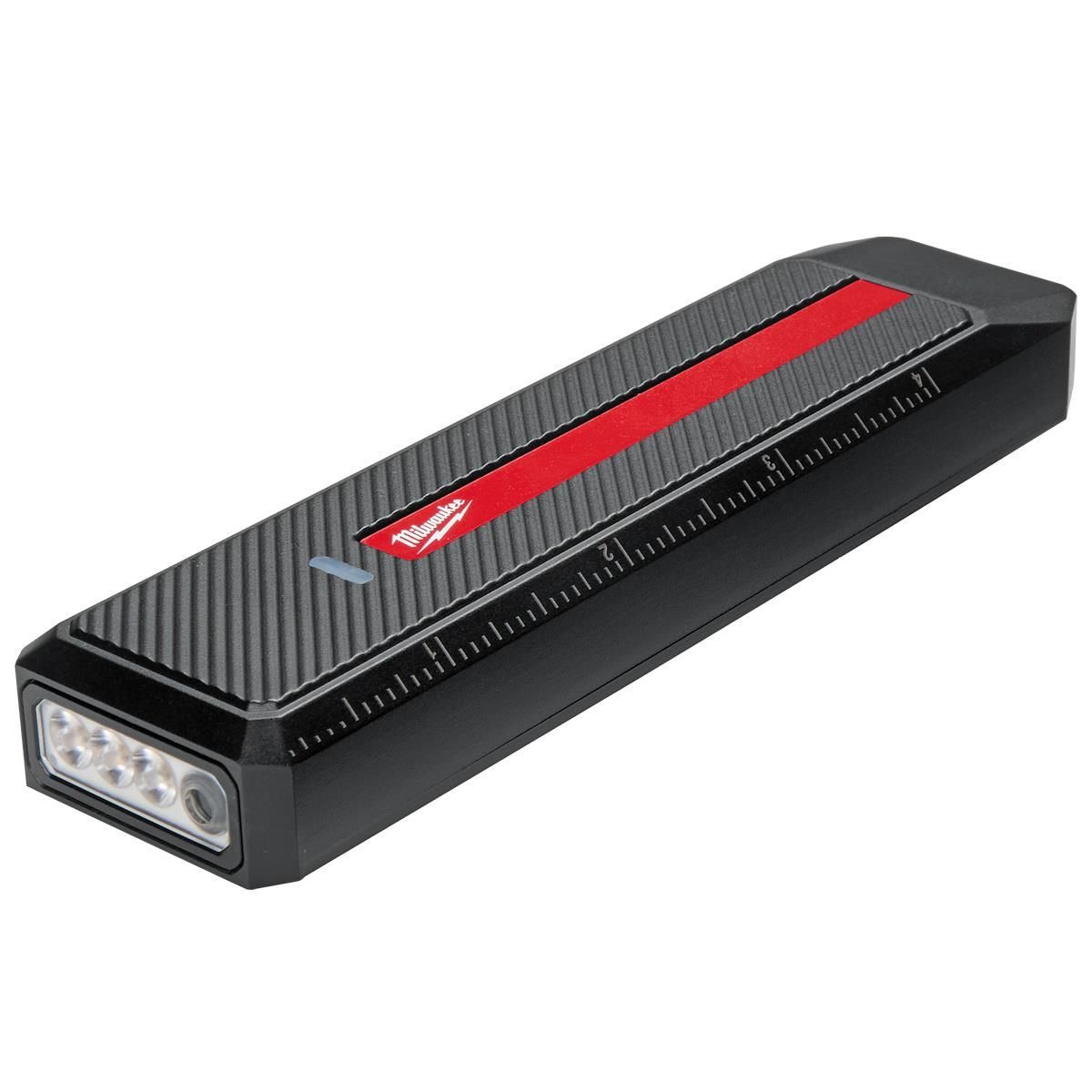 Milwaukee Tool Rechargeable Flat Flashlight With Green Laser