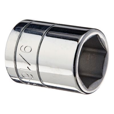 S K Hand Tools  9/16" 3/8" Drive 6 Point Socket 45118