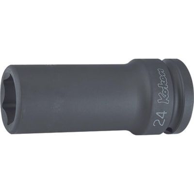 Ko-ken USA 16301M-24 3/4 Sq. Dr. Socket 24mm 6 point Length 100mm Thin walled 16301M-24