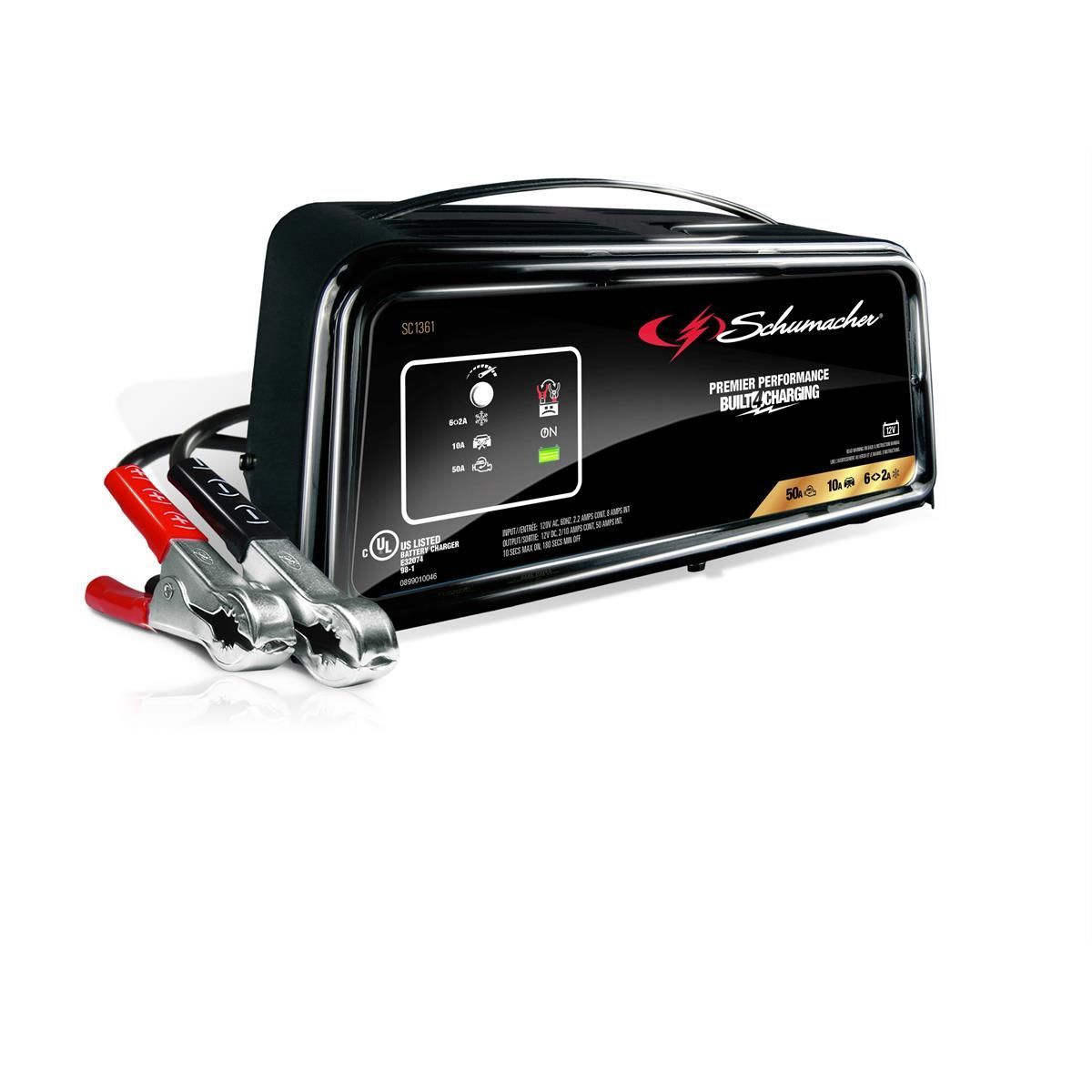 Schumacher Electric 50/10/6 2 Amp Battery Charger, SC1361