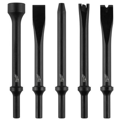 Milwaukee Tool 5 Piece Hammer Chisel Bit Set, 49-16-3776