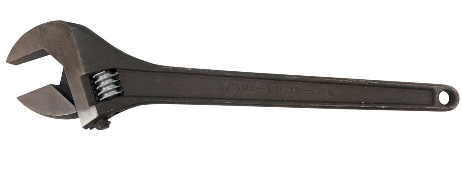 Matco Tools 18" Adjustable Wrench Industrial Finish