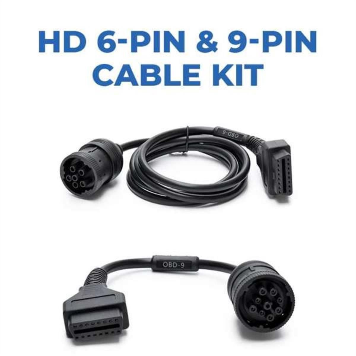 Topdon Heavy Duty Cable Kit 6 Pin &amp; 9 Pin, HDCABKIT