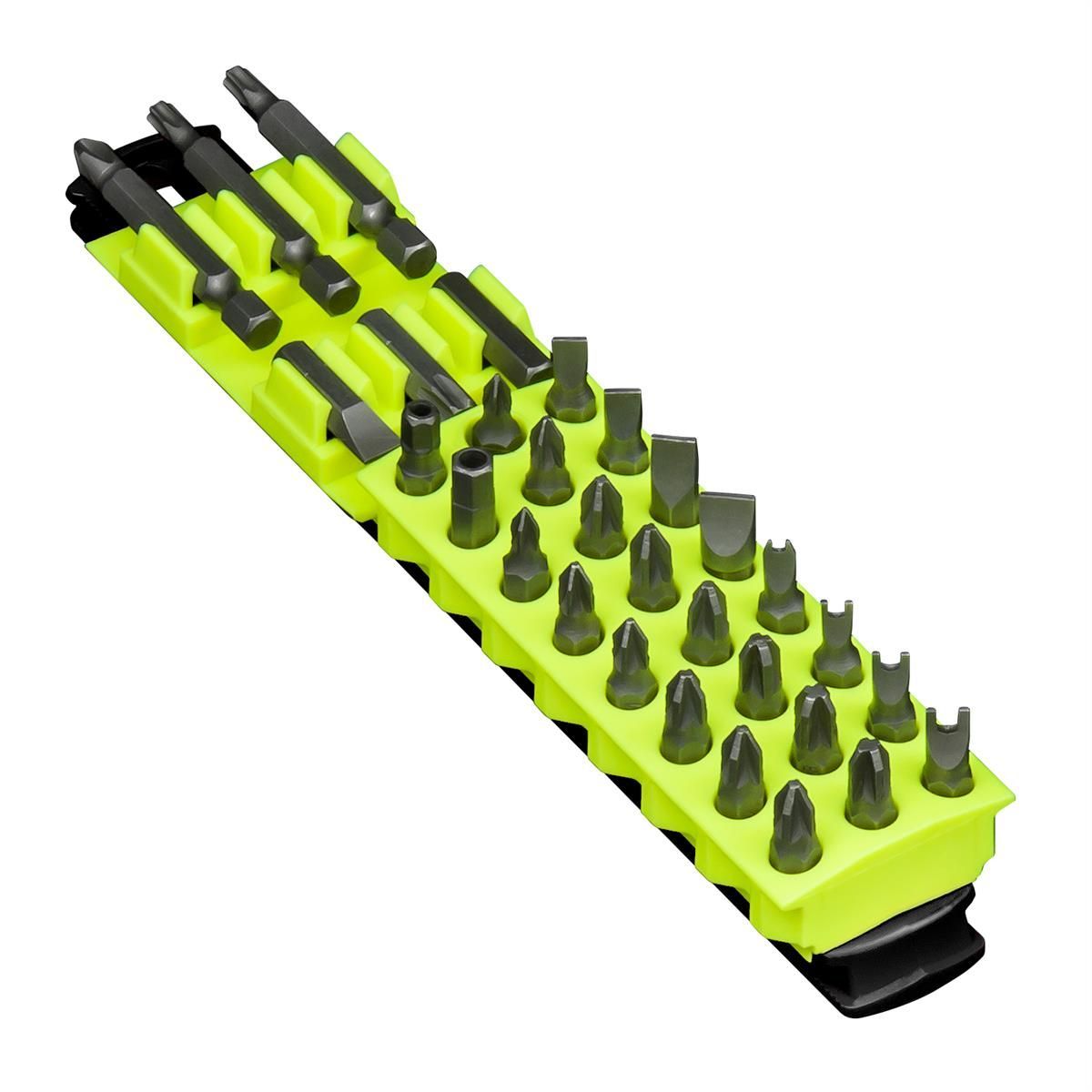 Ernst Mfg. 8" 30 Tool Magnetic Bit Buddy - Black/Hi-Viz, 5751HV