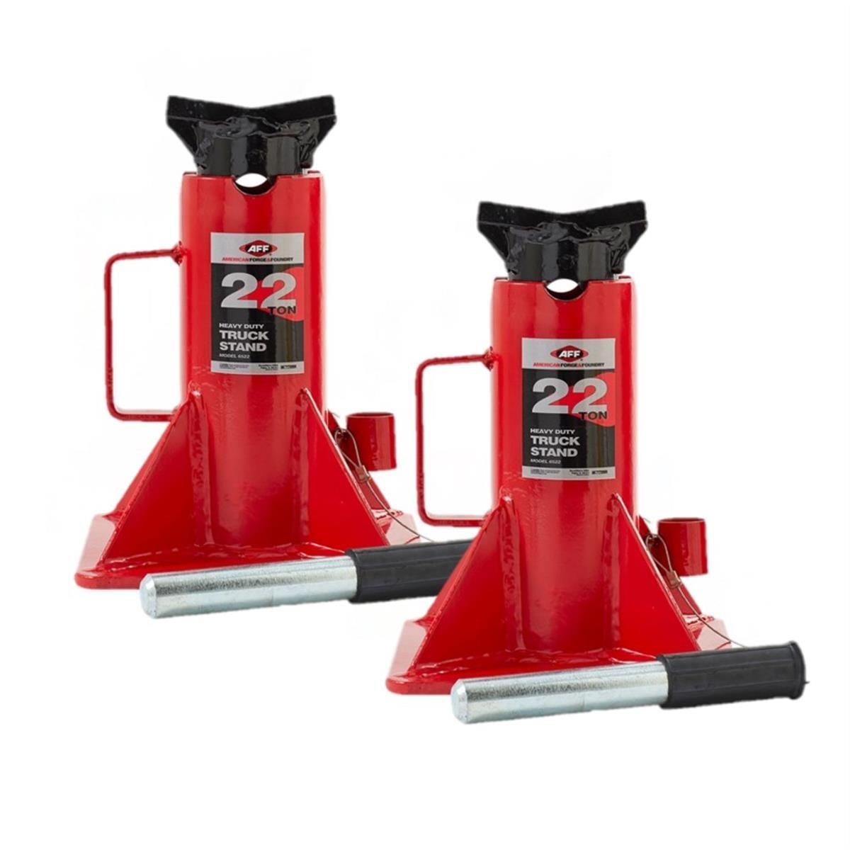 American Forge &amp; Foundry Jack Stands - 22 Ton Capacity - Pin Style - Pair, 6422