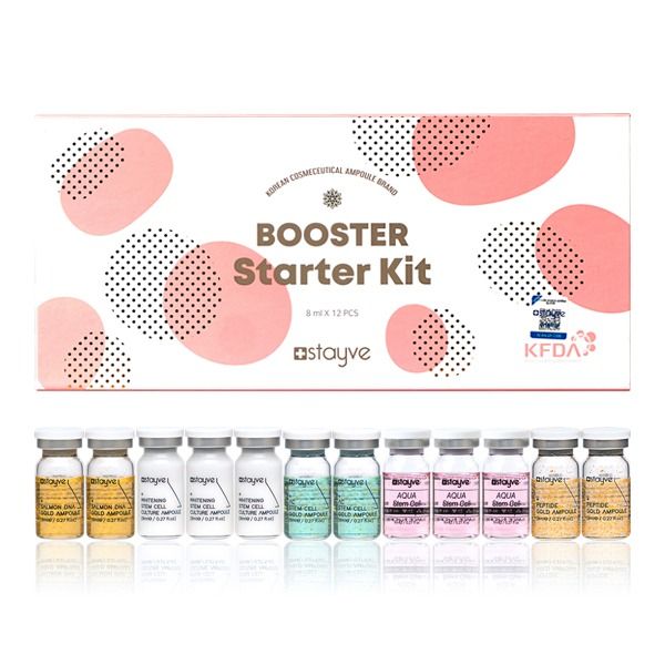 Stayve Booster Kit II – set od 12 profesionalnih booster ampula za lice
