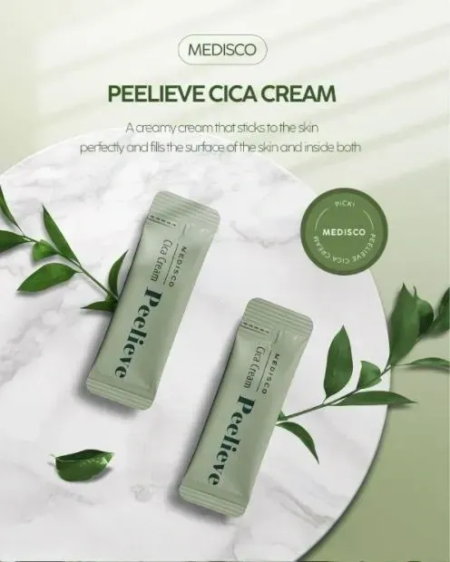 Medisco Cica Cream pakiranje 30 vrećica po 2 ml za regeneraciju kože nakon tretmana

