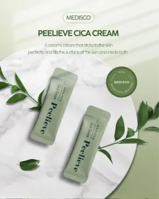 Medisco Cica Cream pakiranje 30 vrećica po 2 ml za regeneraciju kože nakon tretmana
