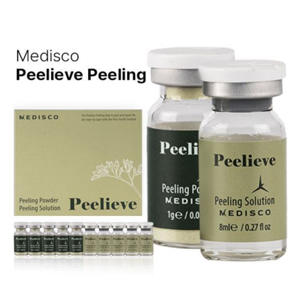 Medisco Peelieve Peeling set – piling prah i otopina za biomicroneedling tretmane