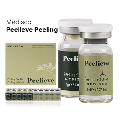 Medisco Peelieve Peeling set – piling prah i otopina za biomicroneedling tretmane