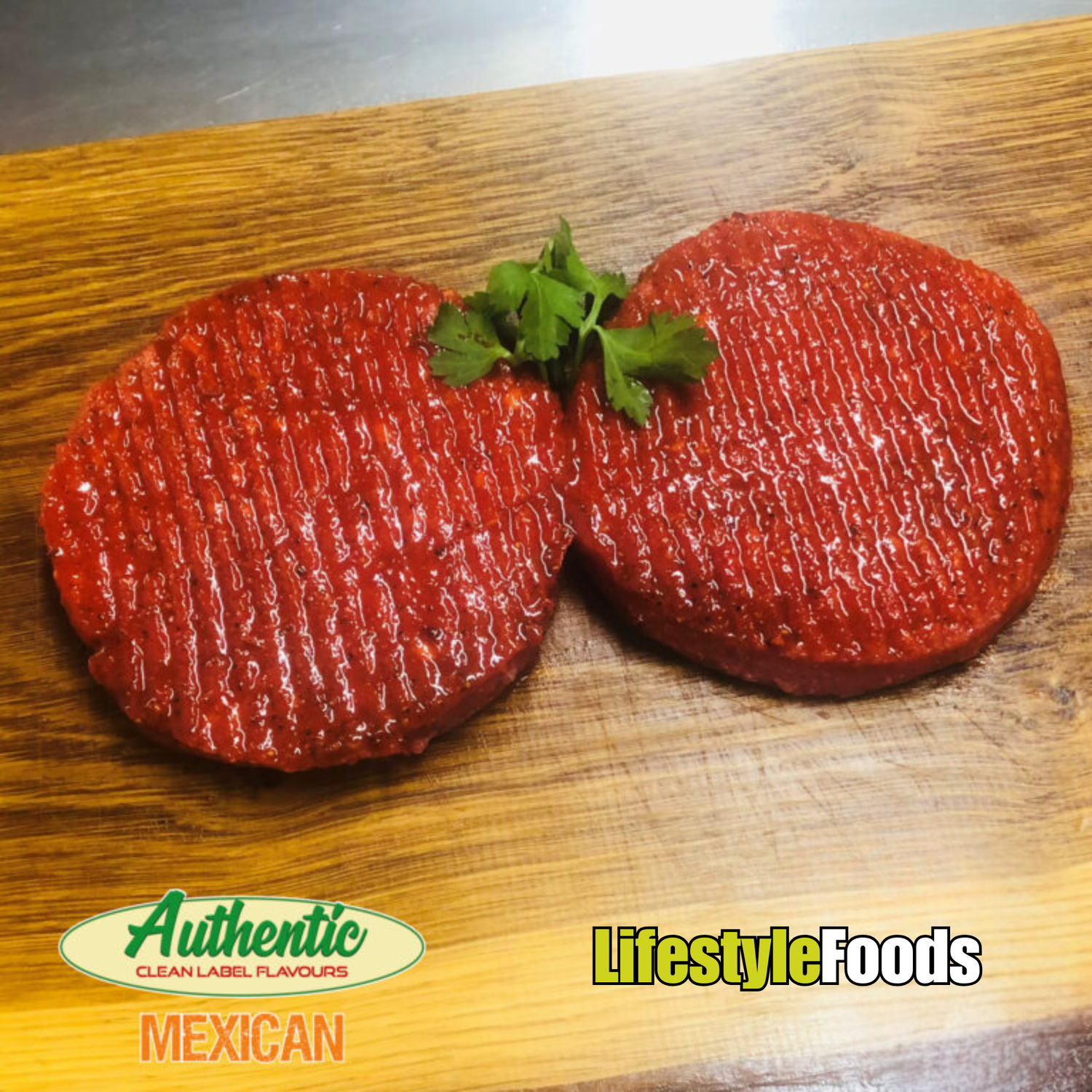 Authentic Muscle  Skinny Steak Burgers (4x100g)